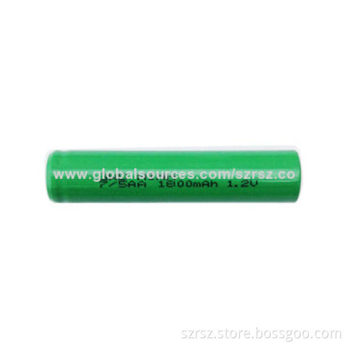 NiMH Battery, 1.2V, 1800mAh Capacity